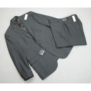 Brooks Brothers Suit Men 42R Gray 346 Pinstripe Wool Pants 42 x 33 - 2 Piece NWT